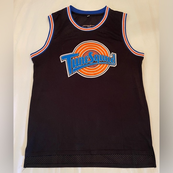 Men’s Space Jam “Tune Squad” Michael Jordan Black Basketball Jersey - Picture 5 of 10